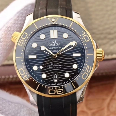 Omega Seamaster 210.22.42.20.01.001 VS Factory 1:1 Best Edition Replica Watch Black Strap